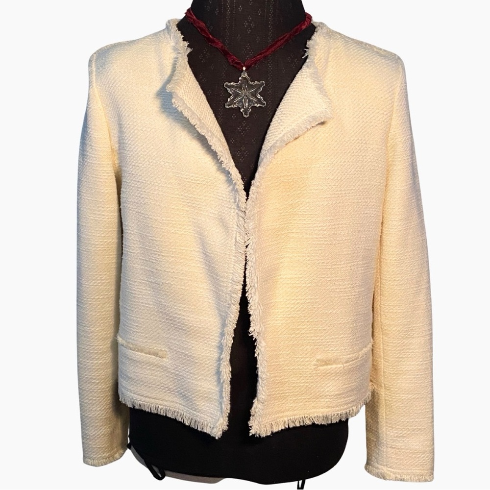 Club Monaco cream Women's Jacket - Picture 2 of 7